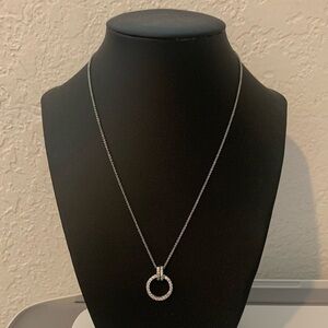 Nadri Circle Pendant Necklace